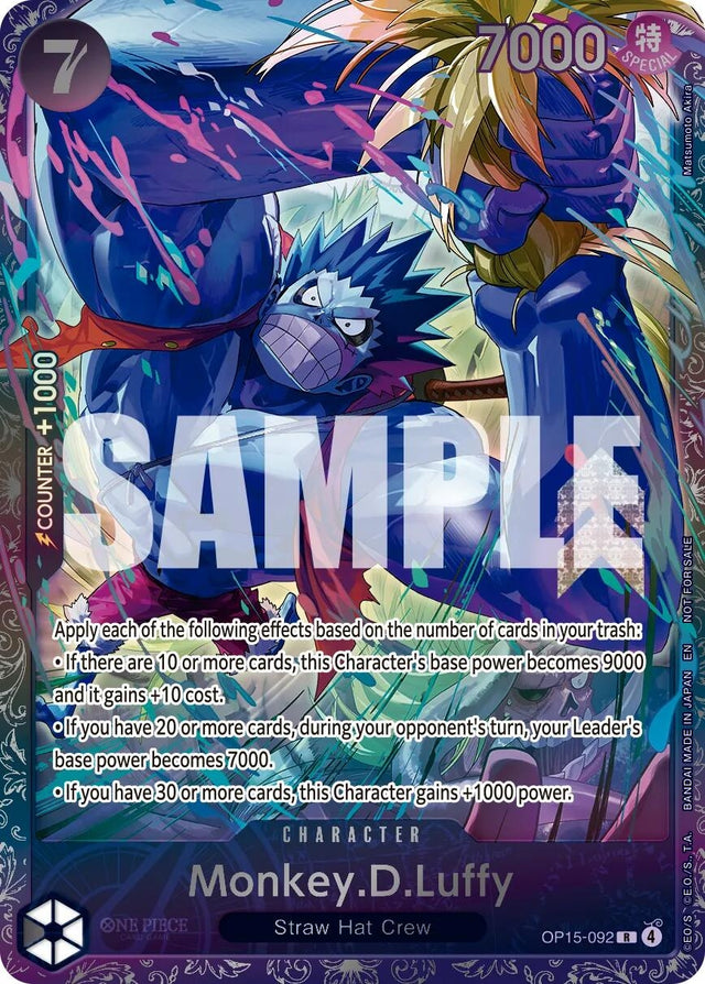Image for Monkey.D.Luffy (Treasure Cup August 2026) (OP15-092) (Foil) (One Piece Promotion Cards) (OP-PR) - One Piece Card Game