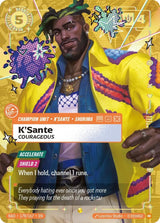 Image for K'Sante, Courageous (Heartsteel Overnumbered) (178/167) (Foil) (Radiance) (RAD) - Riftbound: League of Legends Trading Card Game