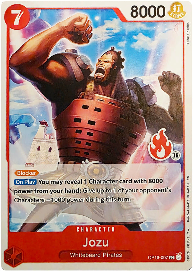 Image for Jozu (Ace Deck) (OP16-007) (Set Sail Deck Set) (SD01) - One Piece Card Game