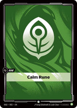 Image for Calm Rune (R02) (Radiance) (RAD) - Riftbound: League of Legends Trading Card Game