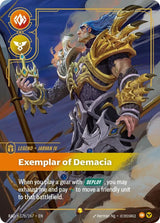 Image for Jarvan IV, Exemplar of Demacia (Overnumbered) (176/167) (Foil) (Radiance) (RAD) - Riftbound: League of Legends Trading Card Game