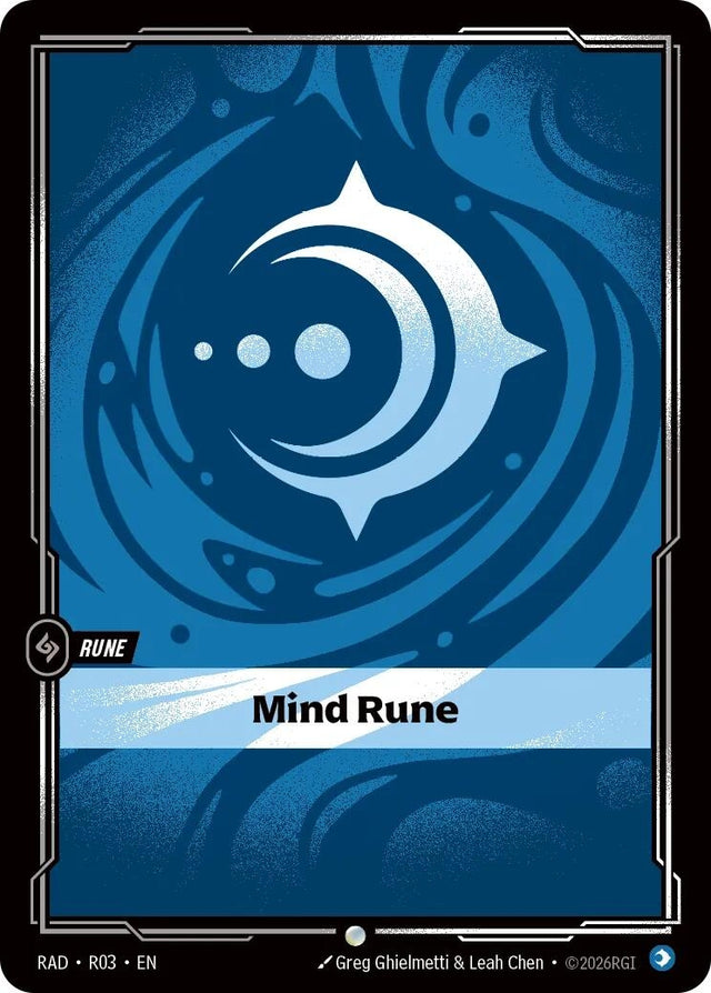 Image for Mind Rune (R03) (Radiance) (RAD) - Riftbound: League of Legends Trading Card Game