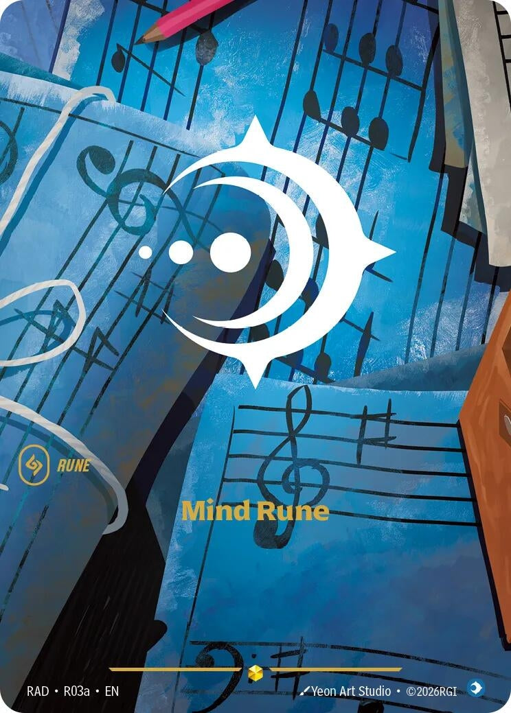 Image for Mind Rune (R03a) (R03a) (Foil) (Radiance) (RAD) - Riftbound: League of Legends Trading Card Game