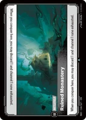 Image for Ruined Monastery (166/167) (Radiance) (RAD) - Riftbound: League of Legends Trading Card Game