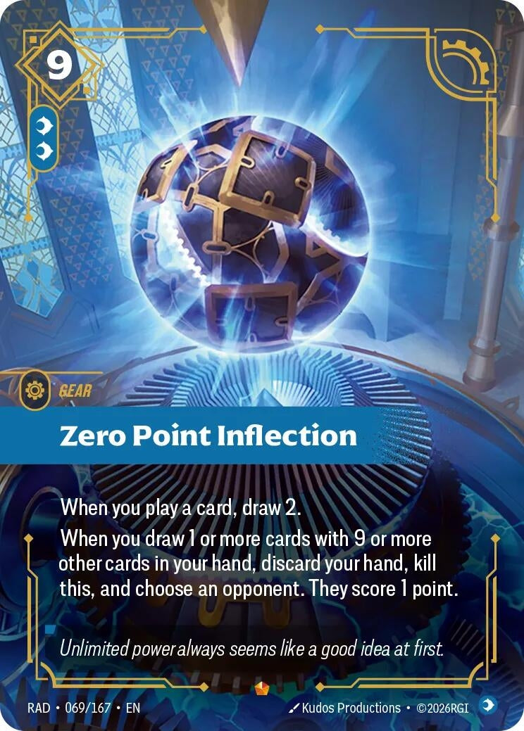 Image for Zero Point Inflection (069/167) (Foil) (Radiance) (RAD) - Riftbound: League of Legends Trading Card Game