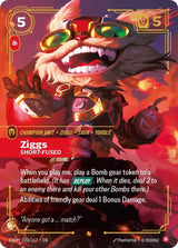 Image for Ziggs, Short-Fused (023/167) (Foil) (Radiance) (RAD) - Riftbound: League of Legends Trading Card Game