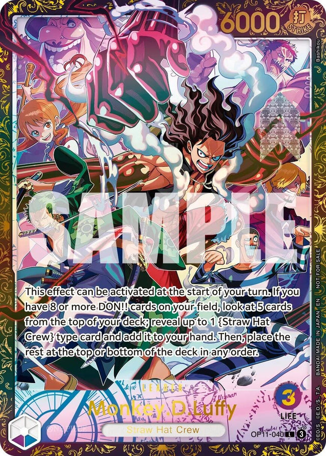 Image for Monkey.D.Luffy (Large Scale Extra Grand Battle 2026) (OP11-040) (Foil) (One Piece Promotion Cards) (OP-PR) - One Piece Card Game