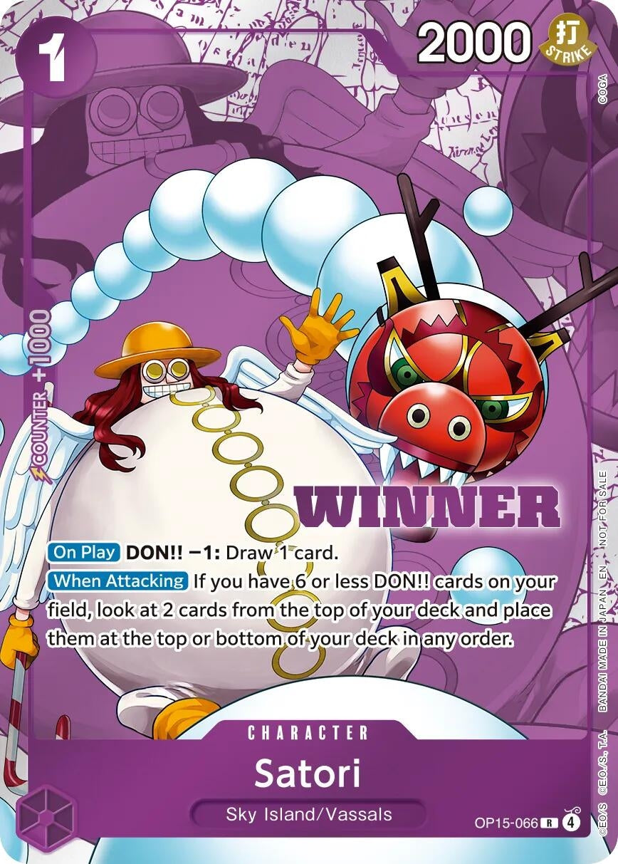 Image for Satori (Winner Pack 2026 Vol. 4) (OP15-066) (Foil) (One Piece Promotion Cards) (OP-PR) - One Piece Card Game