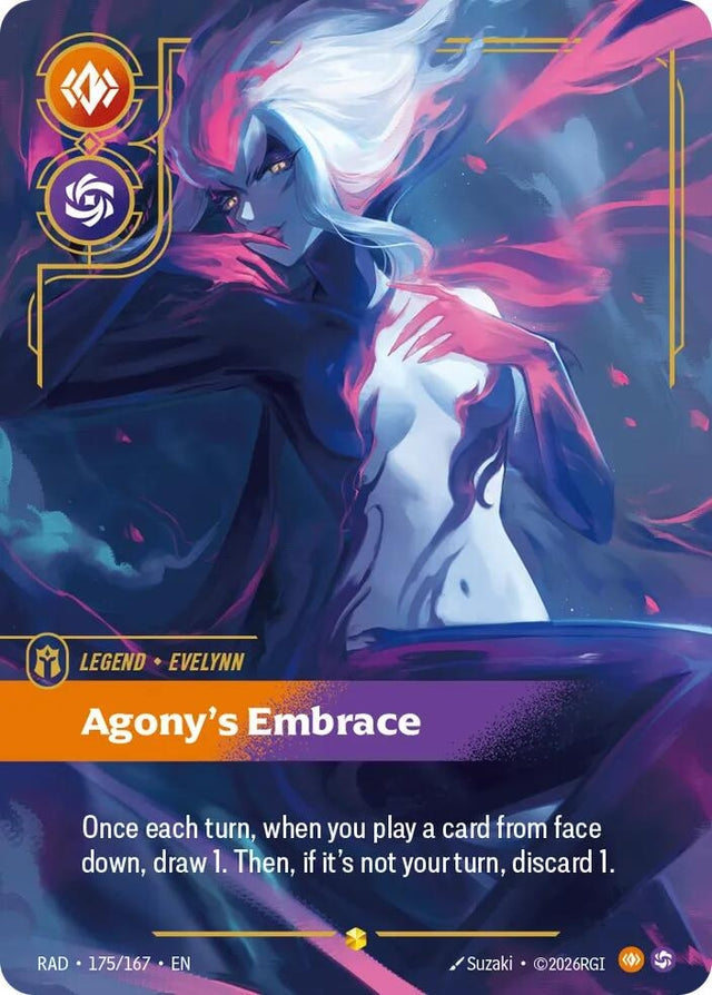 Image for Evelynn, Agony's Embrace (Overnumbered) (175/167) (Foil) (Radiance) (RAD) - Riftbound: League of Legends Trading Card Game