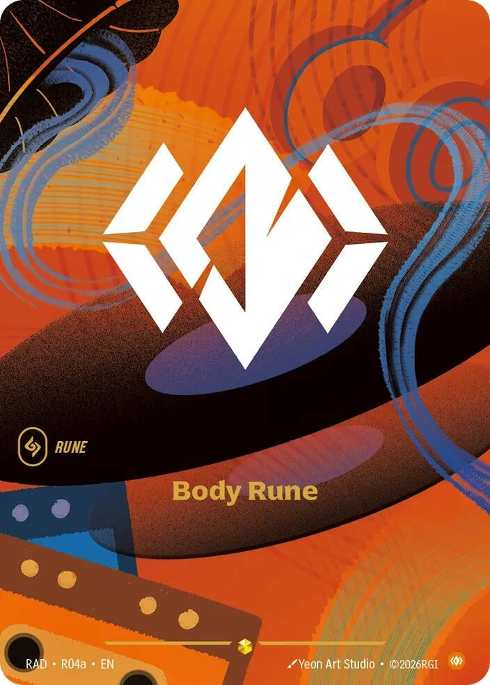 Image for Body Rune (R04a) (R04a) (Foil) (Radiance) (RAD) - Riftbound: League of Legends Trading Card Game
