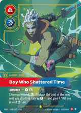 Image for Ekko, Boy Who Shattered Time (Overnumbered) (168/167) (Foil) (Radiance) (RAD) - Riftbound: League of Legends Trading Card Game