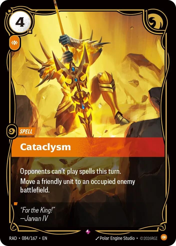 Image for Cataclysm (084/167) (Foil) (Radiance) (RAD) - Riftbound: League of Legends Trading Card Game