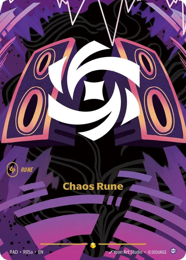 Image for Chaos Rune (R05a) (R05a) (Foil) (Radiance) (RAD) - Riftbound: League of Legends Trading Card Game
