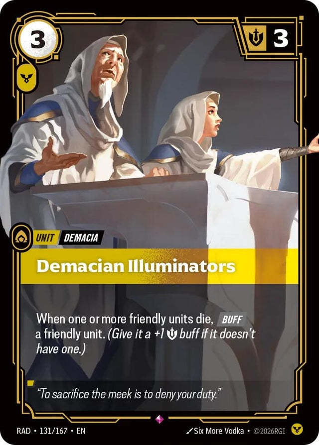 Image for Demacian Illuminators (131/167) (Foil) (Radiance) (RAD) - Riftbound: League of Legends Trading Card Game