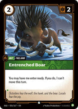 Image for Entrenched Boar (026/167) (Radiance) (RAD) - Riftbound: League of Legends Trading Card Game