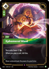 Image for Ephemeral Ward (039/167) (Foil) (Radiance) (RAD) - Riftbound: League of Legends Trading Card Game