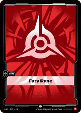 Image for Fury Rune (R01) (Radiance) (RAD) - Riftbound: League of Legends Trading Card Game
