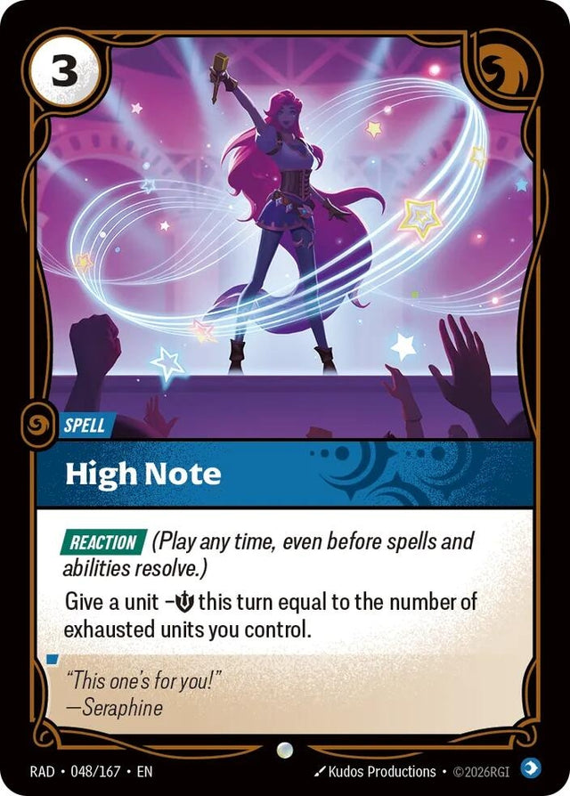 Image for High Note (048/167) (Radiance) (RAD) - Riftbound: League of Legends Trading Card Game