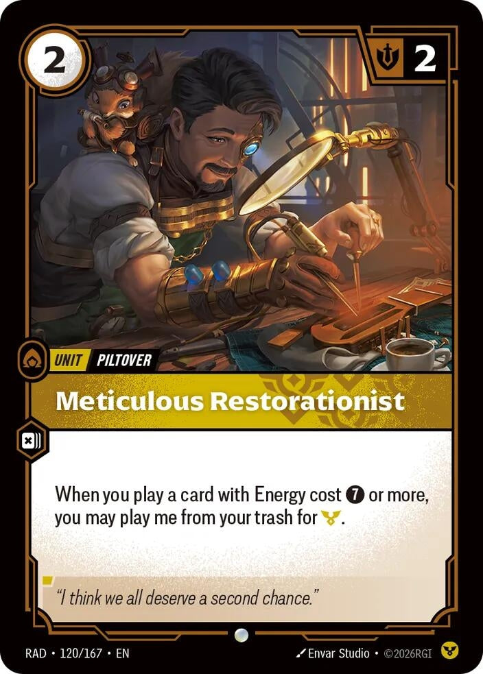 Image for Meticulous Restorationist (120/167) (Radiance) (RAD) - Riftbound: League of Legends Trading Card Game