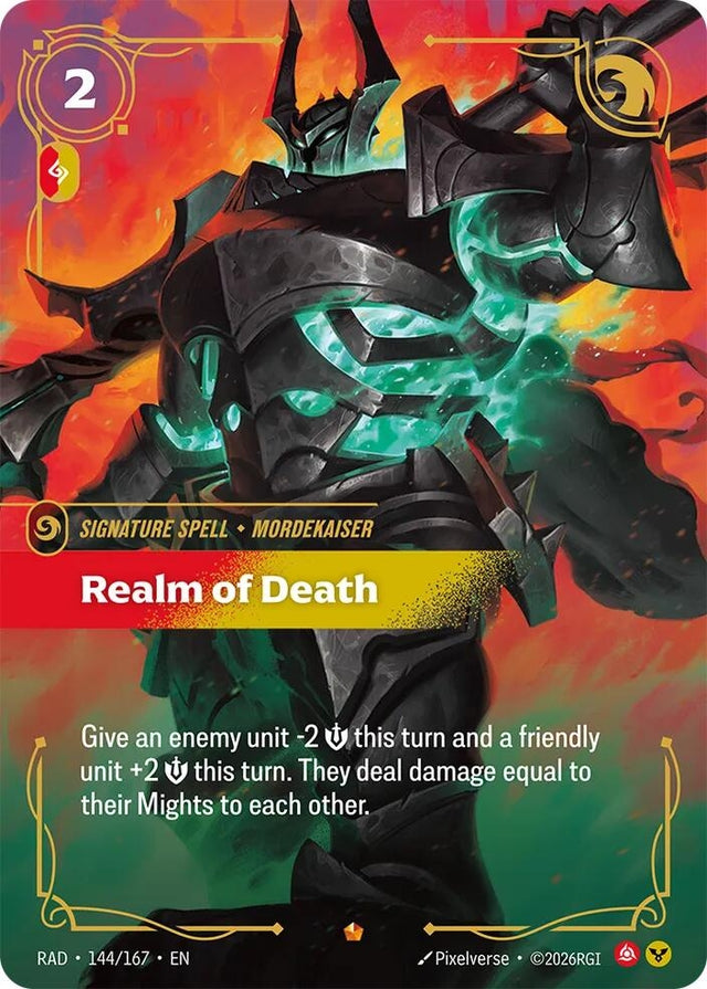 Image for Realm of Death (144/167) (Foil) (Radiance) (RAD) - Riftbound: League of Legends Trading Card Game