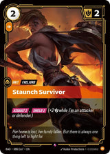 Image for Staunch Survivor (088/167) (Foil) (Radiance) (RAD) - Riftbound: League of Legends Trading Card Game