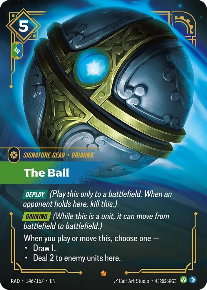 Image for The Ball (146/167) (Foil) (Radiance) (RAD) - Riftbound: League of Legends Trading Card Game
