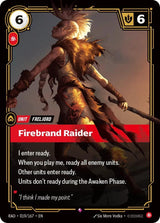 Image for Firebrand Raider (019/167) (Foil) (Radiance) (RAD) - Riftbound: League of Legends Trading Card Game