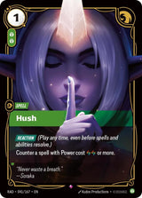 Image for Hush (041/167) (Foil) (Radiance) (RAD) - Riftbound: League of Legends Trading Card Game