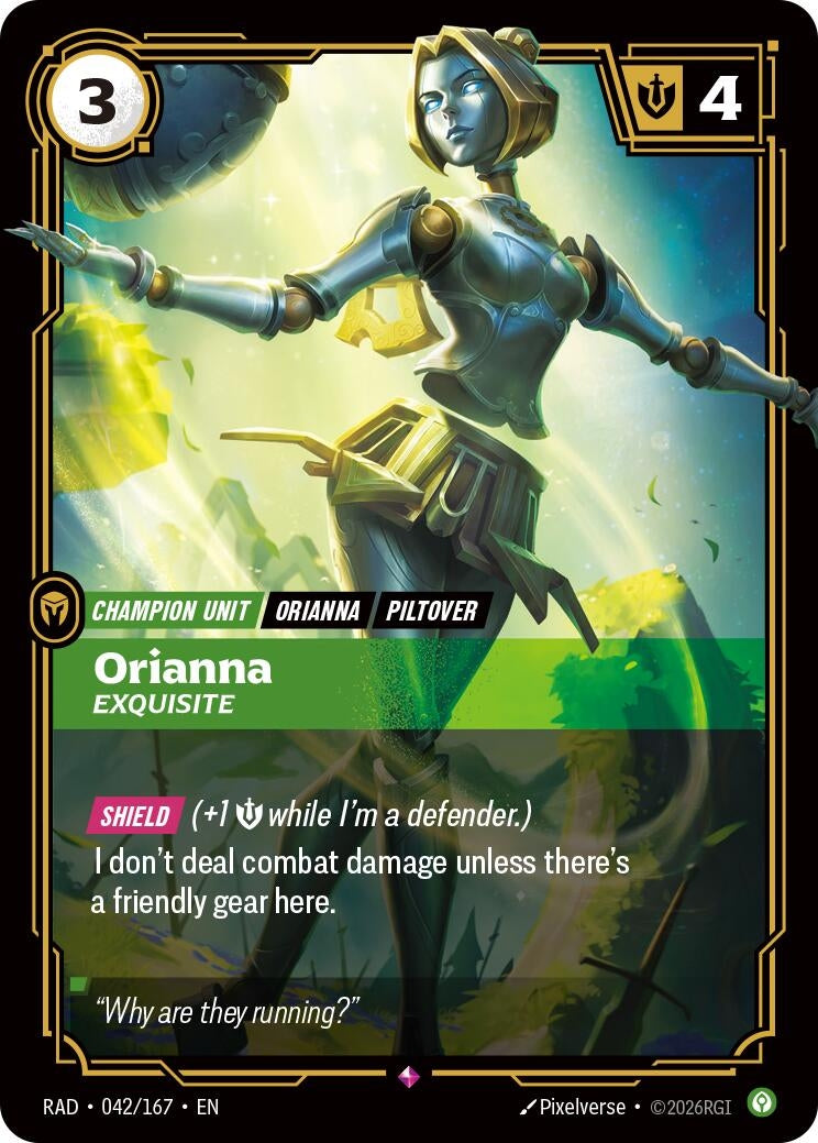 Image for Orianna, Exquisite (042/167) (Foil) (Radiance) (RAD) - Riftbound: League of Legends Trading Card Game