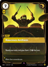 Image for Raucous Anthem (134/167) (Foil) (Radiance) (RAD) - Riftbound: League of Legends Trading Card Game