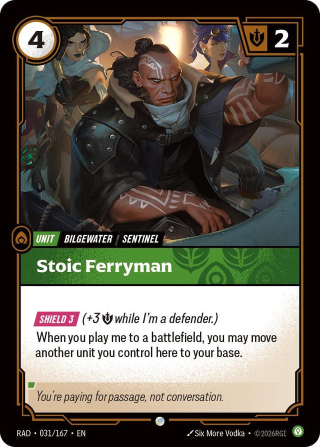 Image for Stoic Ferryman (031/167) (Radiance) (RAD) - Riftbound: League of Legends Trading Card Game