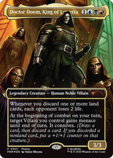 Image for Doctor Doom, King of Latveria (Borderless) (0001) (1) (Foil) (Unique and Miscellaneous Promos) (UMP) - Magic: The Gathering