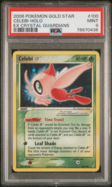 CELEBI-HOLO EX CRYSTAL GUARDIANS 2006 POKEMON EX CRYSTAL GUARDIANS PSA MINT 9