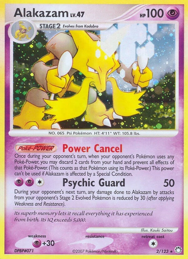 Image for Alakazam (2/123) (Mysterious Treasures) - Pokemon