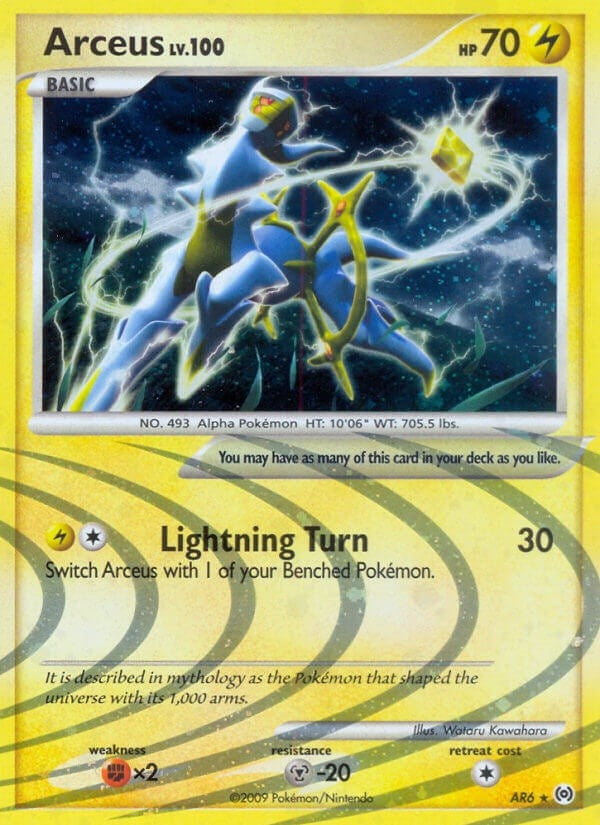 Image for Arceus (AR6) (AR6) (Arceus) - Pokemon