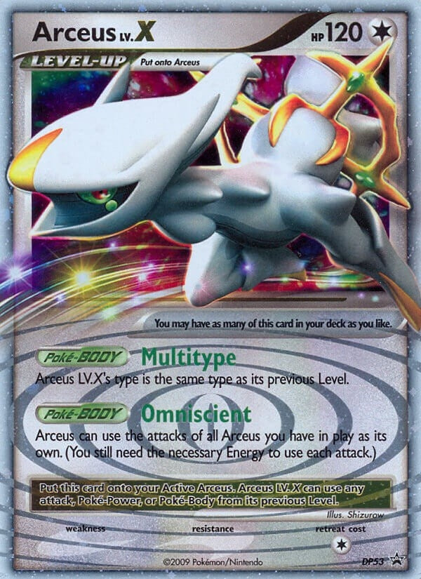 Arceus LV.X - DP53 (DP53) (Diamond and Pearl Promos)