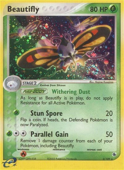 Image for Beautifly (2/109) (Ruby and Sapphire) - Pokemon