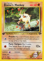 Image for Blaine's Mankey (063/132) (Gym Challenge) - Pokemon