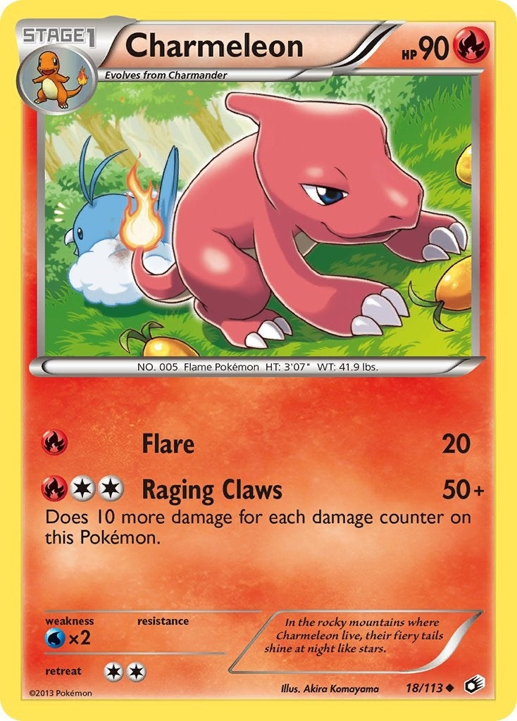 Image for Charmeleon (18/113) (Legendary Treasures) - Pokemon