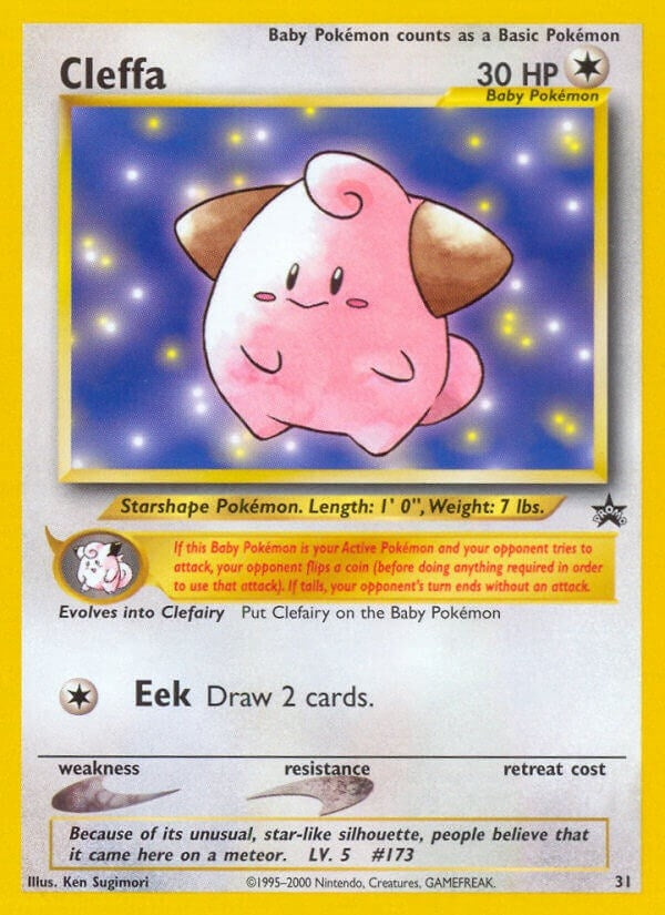 Image for Cleffa (31/53) (WoTC Promo) - Pokemon