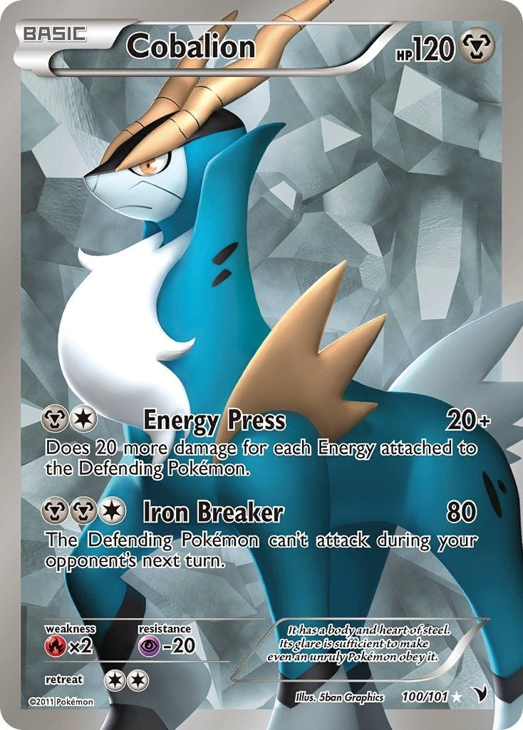 Cobalion (100 Full Art) (100/101) (Noble Victories)