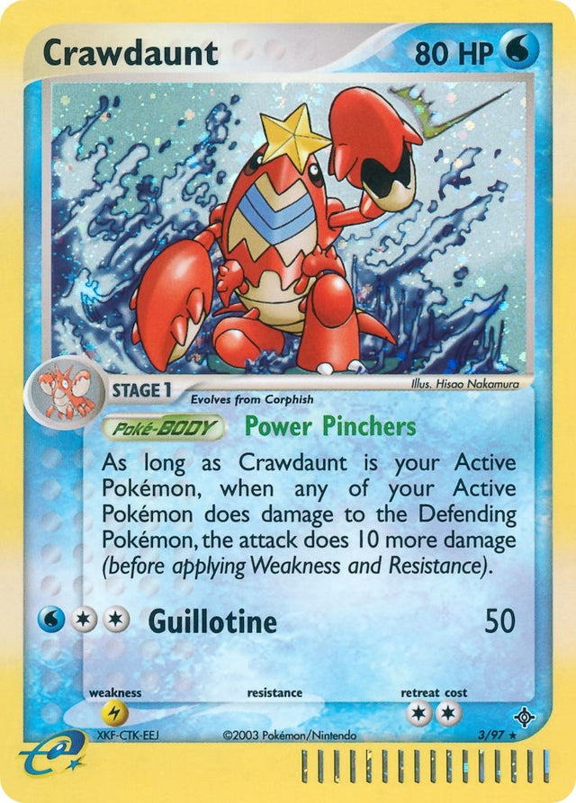 Image for Crawdaunt (3/97) (Dragon) - Pokemon