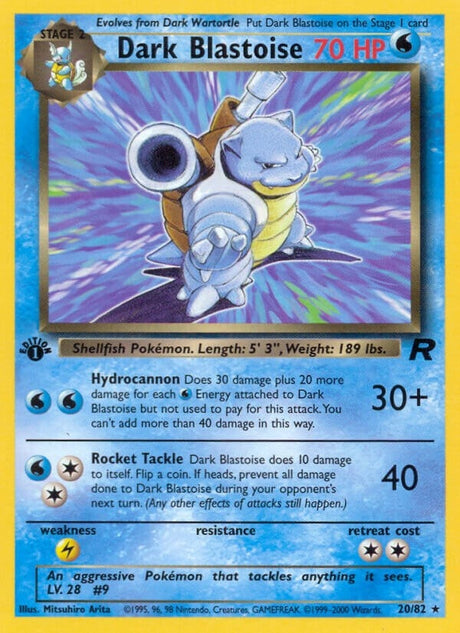 Image for Dark Blastoise (20) (20/82) (Team Rocket) - Pokemon