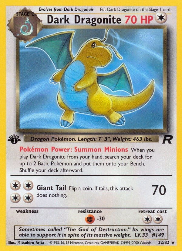 Image for Dark Dragonite (22) (22/82) (Team Rocket) - Pokemon