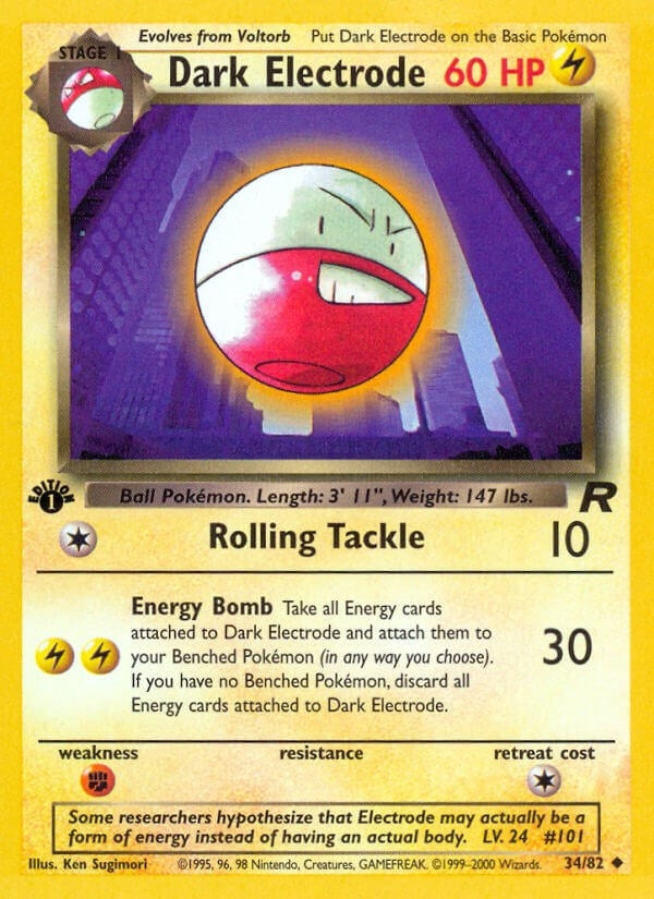 Image for Dark Electrode (34/82) (Team Rocket) - Pokemon