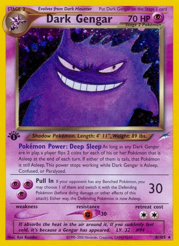 Image for Dark Gengar (006/105) (Neo Destiny) - Pokemon
