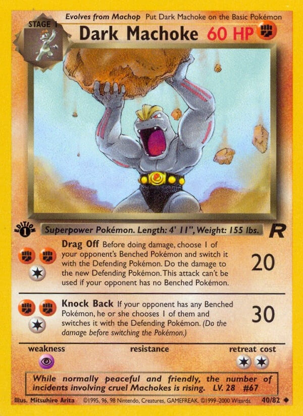 Dark Machoke (40/82) (Team Rocket)