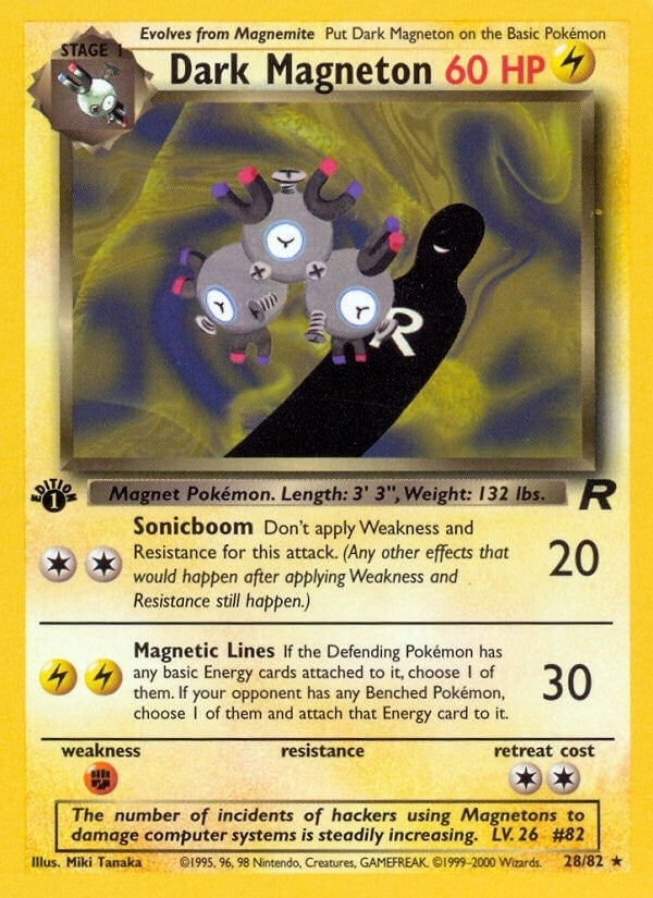 Image for Dark Magneton (28) (28/82) (Team Rocket) - Pokemon