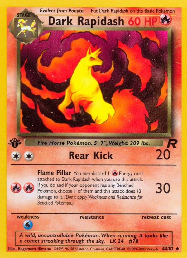 Image for Dark Rapidash (44/82) (Team Rocket) - Pokemon