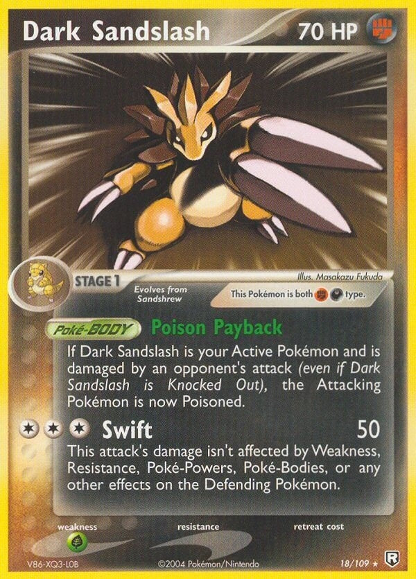 Image for Dark Sandslash (18/109) (Team Rocket Returns) - Pokemon